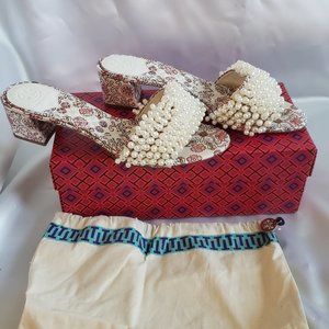 Tory Burch Tatiana 45mm Slide Shoes - 10 M